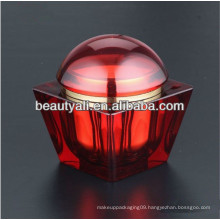 Square Luxury Acrylic Plastic Cosmetic Cream Jar 200ml